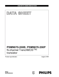 Datasheet  PSMN070-200B