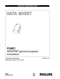 Datasheet  PUMZ1