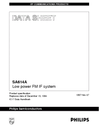 Datasheet  SA614A
