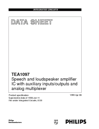 Datasheet  TEA1097
