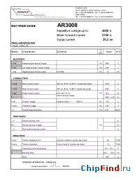 Datasheet  AR3008