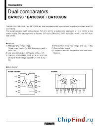 Datasheet  BA10393F