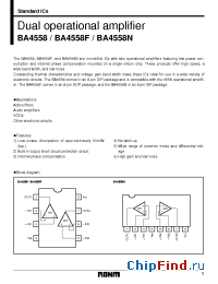 Datasheet  BA4558F