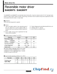 Datasheet  BA6285FS