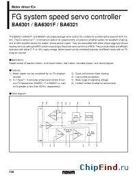 Datasheet  BA6321