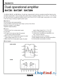 Datasheet  BA728N