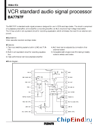 Datasheet  BA7797F