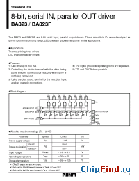 Datasheet  BA823F