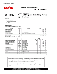 Datasheet  CPH3324