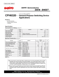 Datasheet  CPH6320
