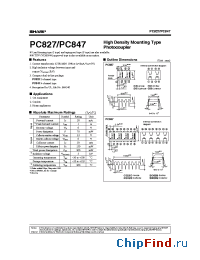 Datasheet  PC827