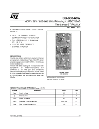 Datasheet  DB-960-60W