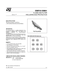 Datasheet  EMIF03-SIM01