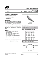Datasheet  EMIF10-COM01F2