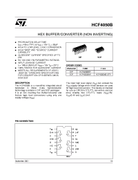 Datasheet  HCF4050B