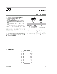 Datasheet  HCF4503