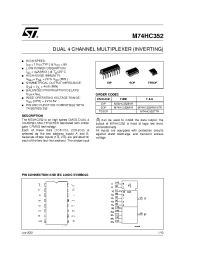 Datasheet  M74HC352TTR
