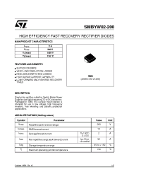 Datasheet  SMBYW02
