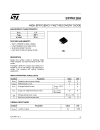 Datasheet  STPR120A
