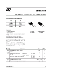 Datasheet  STPR520D