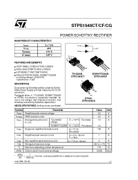 Datasheet  STPS1545CF