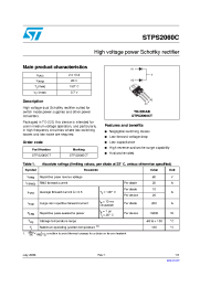Datasheet  STPS2060C