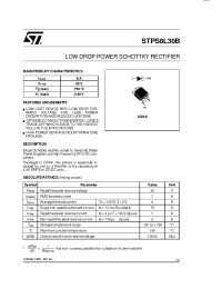 Datasheet  STPS8L30B