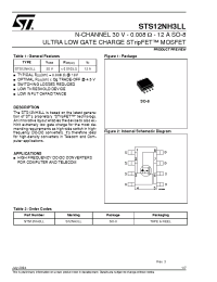 Datasheet  STS12NH3LL