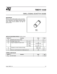Datasheet  TMBYV 10-60