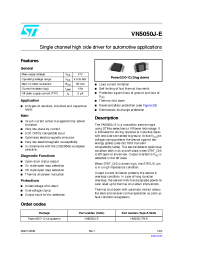 Datasheet  VN5050JTR-E