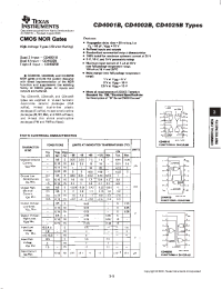 Datasheet  CD4025B