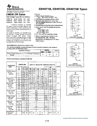 Datasheet  CD4071B