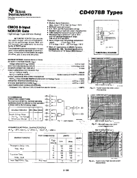 Datasheet  CD4078B