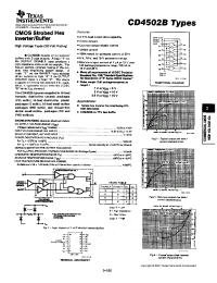 Datasheet  CD4502B