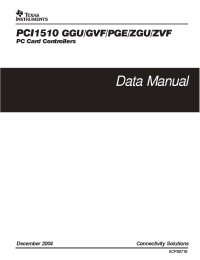 Datasheet  PCI1510