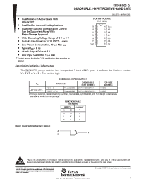 Datasheet  SN74HC00-Q1