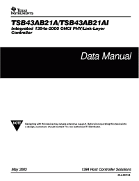 Datasheet  TSB43AB21A