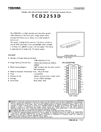 Datasheet  TCD2253D