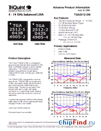 Datasheet  TGA2512-SM
