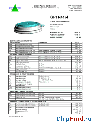 Datasheet  GPTR4154