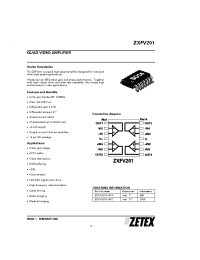 Datasheet  ZXFV201