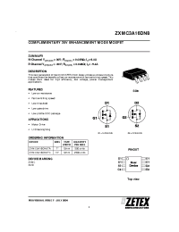 Datasheet  ZXMC3A16DN8