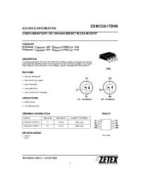 Datasheet  ZXMC3A17DN8