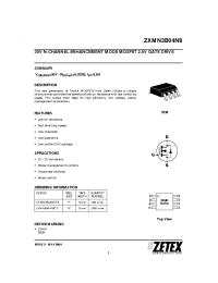 Datasheet  ZXMN3B04N8