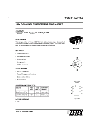 Datasheet  ZXMP10A17E6