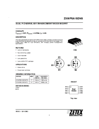 Datasheet  ZXMP6A18DN8